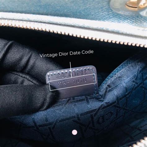 dior purse date codes.